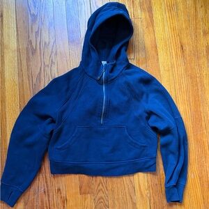 Lulu Lemon Navy Blue Cropped Hoodie size XS/S